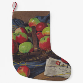 リンゴ（Fellix Vallotton著） スモールクリスマスストッキング