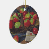 リンゴ（Fellix Vallotton著） セラミックオーナメント (右)