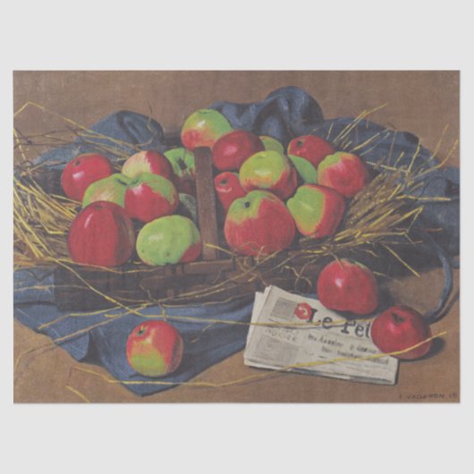 リンゴ（Fellix Vallotton著） 薄葉紙 (正面)