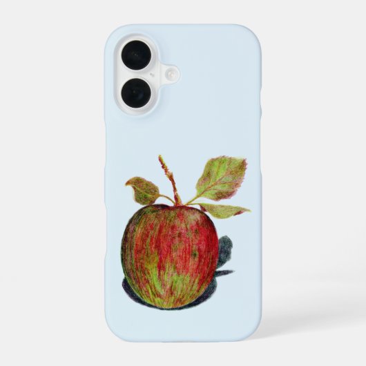 リンゴ iPhone 16ケース (裏面)