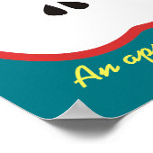 リンゴaデイイラストレーション ポスター (角)