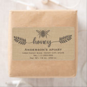 リンシンプルンエレガント書道ハチミツ枝 ラベル (インサイチュ)