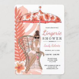 リンジェリーシャワーブルネットブライド 招待状