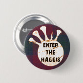 リンジーのタータンチェックボタン 缶バッジ (正面&裏面)