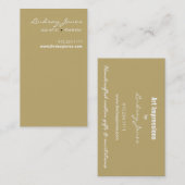 リンジーの名刺のテンプレート 名刺 (正面/裏面)