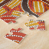 リンジーの鳥によるカーペットヘビ ジグソーパズル (側面)