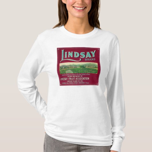 リンジーオレンジLabelLindsay、カリフォルニア Tシャツ (正面)