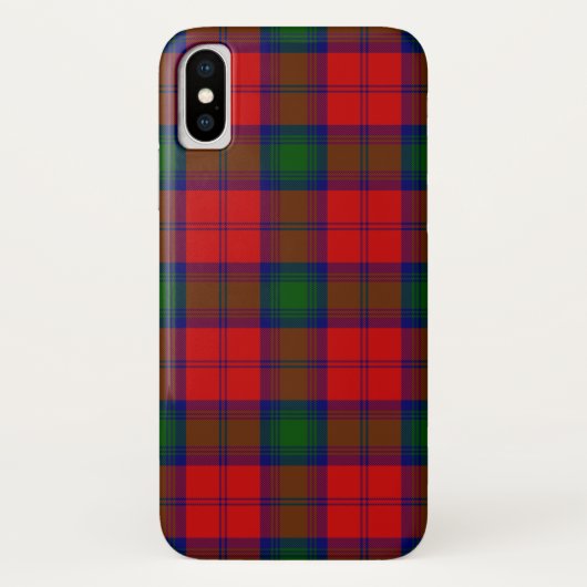 リンジータータンチェックレッドグリーンプレイド Case-Mate iPhoneケース (裏面)