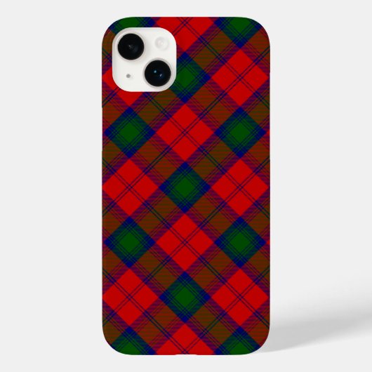 リンジータータンチェックレッドグリーンプレイド Case-Mate iPhoneケース (裏面)