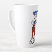 「リンジー」 – お前は馬鹿だ！カフェラテマグ カフェラテマグ (左アングル)