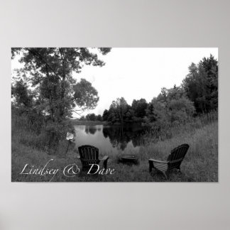 リンジー&デイブ婚約写真 ポスター