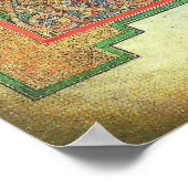 リンスファーンゴスペルカーペットページA.D. 698 ポスター (角)