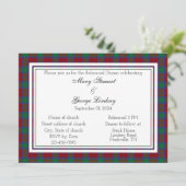 リンゼイスコティッシュリハーサル招待状 招待状 (スタンド正面)