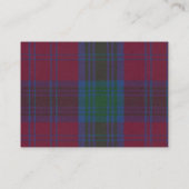 リンゼイタータンチェック&バッジ 名刺 (裏面)