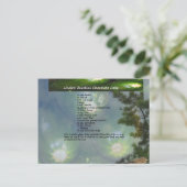 リンダのズッキーチョコレートケーキポストカード ポストカード (スタンド正面)