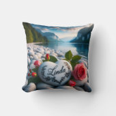 リンダのハートアットサンライズ クッション (正面)