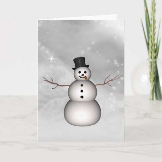 リンダの雪だるま シーズンカード (正面)