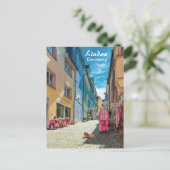 リンダウのドイツ通りの旧市街 ポストカード (スタンド正面)