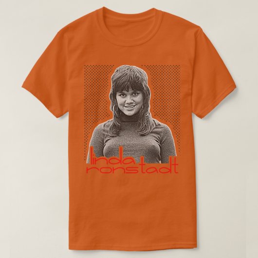 リンダロンシュタット Tシャツ (デザイン正面)