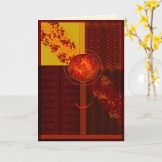 リンダンス  カード (黄色い花)