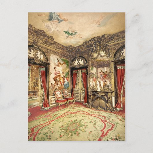 リンダーホフパレスアッパーバイエルドイツホテル ポストカード (正面)