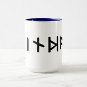 "リンダ"のRunicマグ マグカップ (中央)