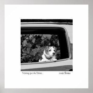 リンダ・ベッカーによるドライバーの写真を待っている ポスター