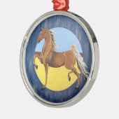 リンダDalzielの休日のオーナメント メタルオーナメント (左)