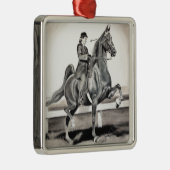 リンダDalziel著女の子そして夢 メタルオーナメント (右)