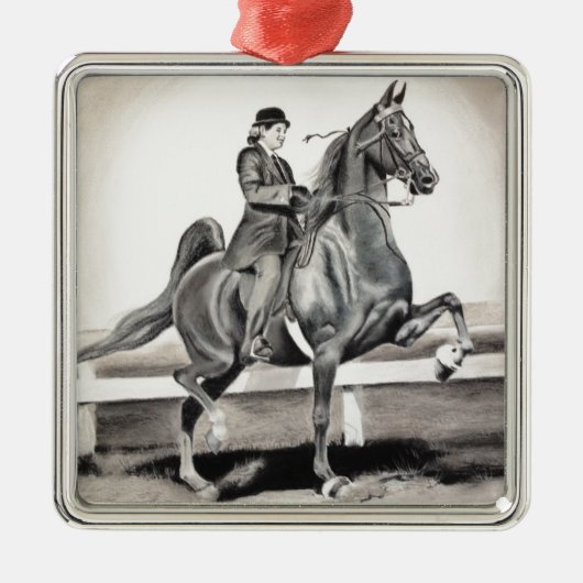 リンダDalziel著女の子そして夢 メタルオーナメント (正面)