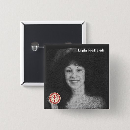 リンダFrattaroli 缶バッジ (正面&裏面)