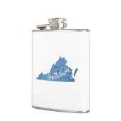 リンチバーグバージニアウッドグレイン フラスク (左)