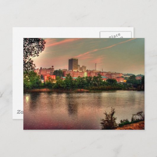 リンチバーグバージニア川の風景 ポストカード (正面/裏面)