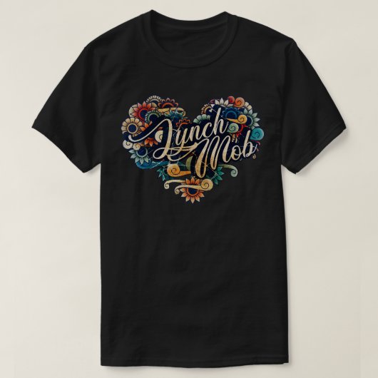 リンチモブVIGNETTEヴィンテージカラー Tシャツ (デザイン正面)