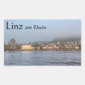 リンツラインドイツ土産 長方形シール (正面)