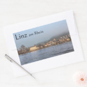 リンツラインドイツ土産 長方形シール (封筒)