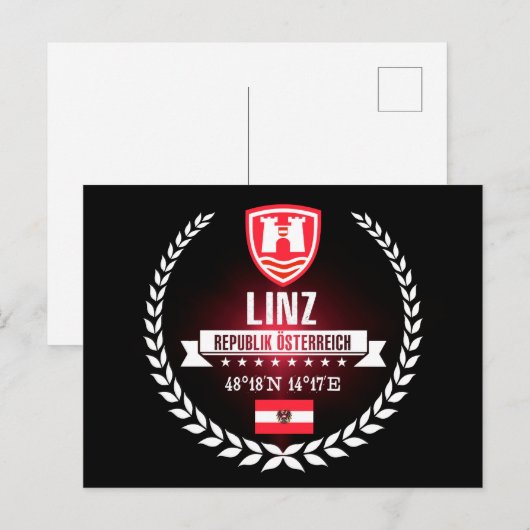 リンツ ポストカード (正面/裏面)