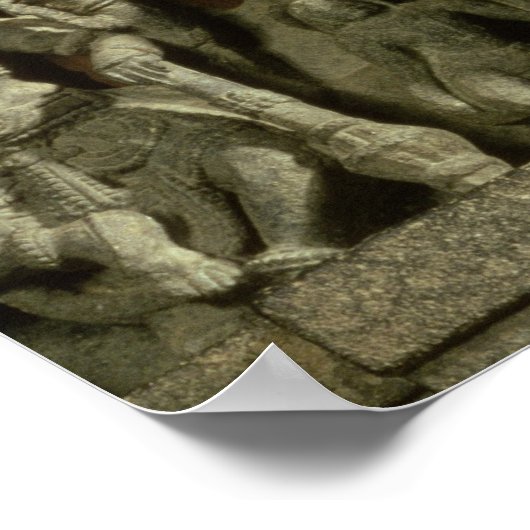 リンテルが三位一体を描く:シヴァ、ブラーマ、ヴィス ポスター (角)