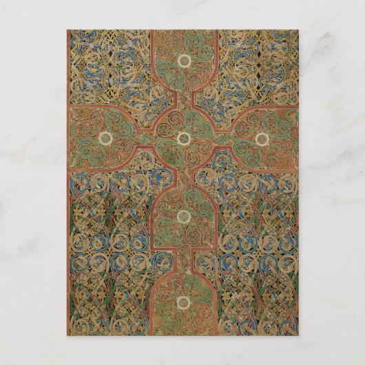 リンディスファーンケルト十字架 ポストカード (正面)