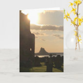 リンディファーン・ノート・カードの聖なる島 カード (黄色い花)