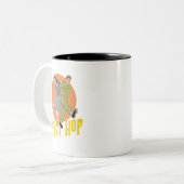 リンディホップスイングダンス ツートーンマグカップ (正面左)