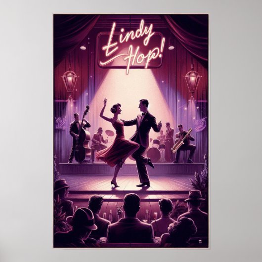リンディホップダンスホールヴィンテージポスター ポスター (正面)