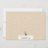 リンデブ パターン & スクリプト タイポグラフィ カスタム カラー シーズンカード (裏面)