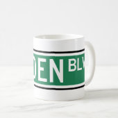 リンデンブルバードサイン コーヒーマグカップ (正面右)