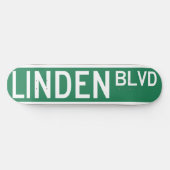 リンデンブルバードサイン スケートボード (横)