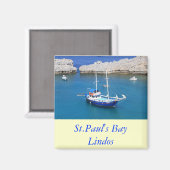 リンドス・セントポール湾 マグネット (正面/裏面)