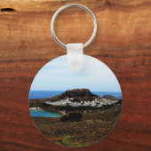 リンドス、ローズ、ギリシャ キーホルダー (正面)