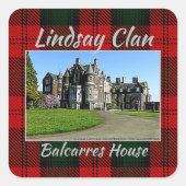 リンドセクランバルカーレスハウス&タータンチェック スクエアシール (正面)