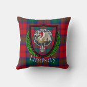 リンドセスコティッシュクランタータンチェック&クレスト クッション (裏面)