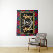 リンドセージャンバッジ&モットウライオンズ タペストリー (インサイチュ)